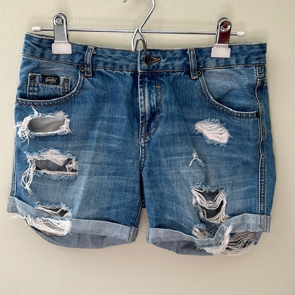 Vintage denim shorts by SuperDry